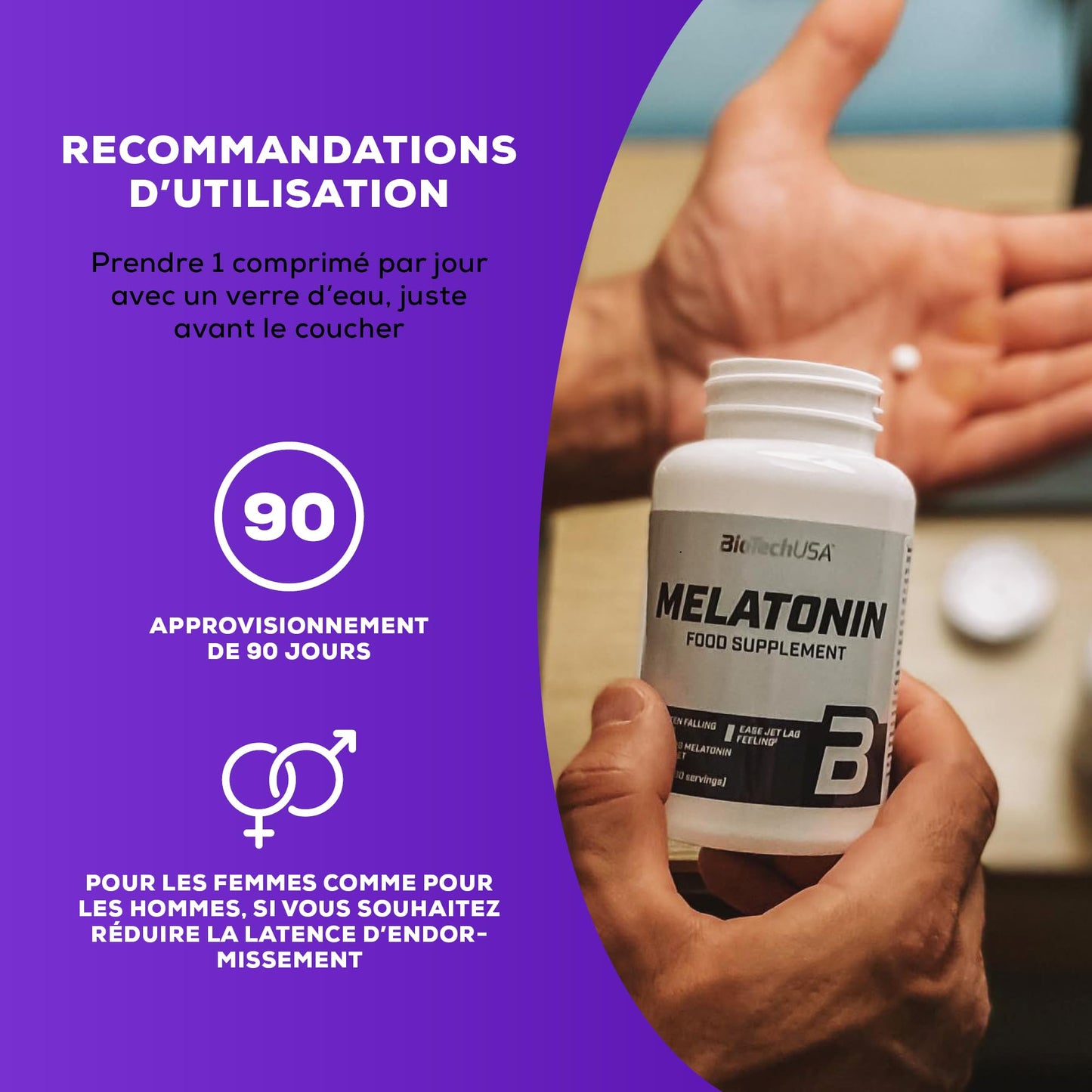 Melatonin - 90 capsules