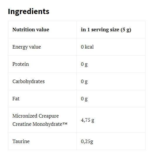 CREATINE CREAPURE 7NUTRITION - 500 Gr