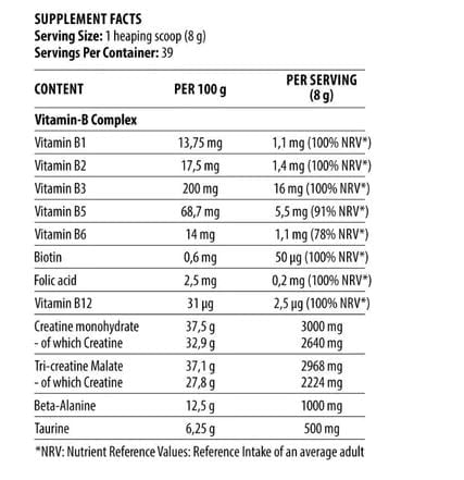 Creatine Monohydrate Dorian Yates - 300 gr