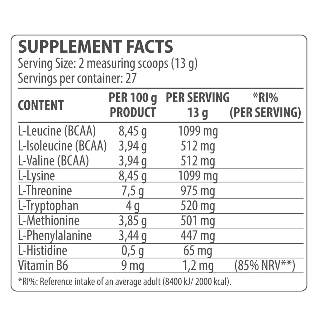 DY Hit EAA Amino Acid Complex - 360 gr