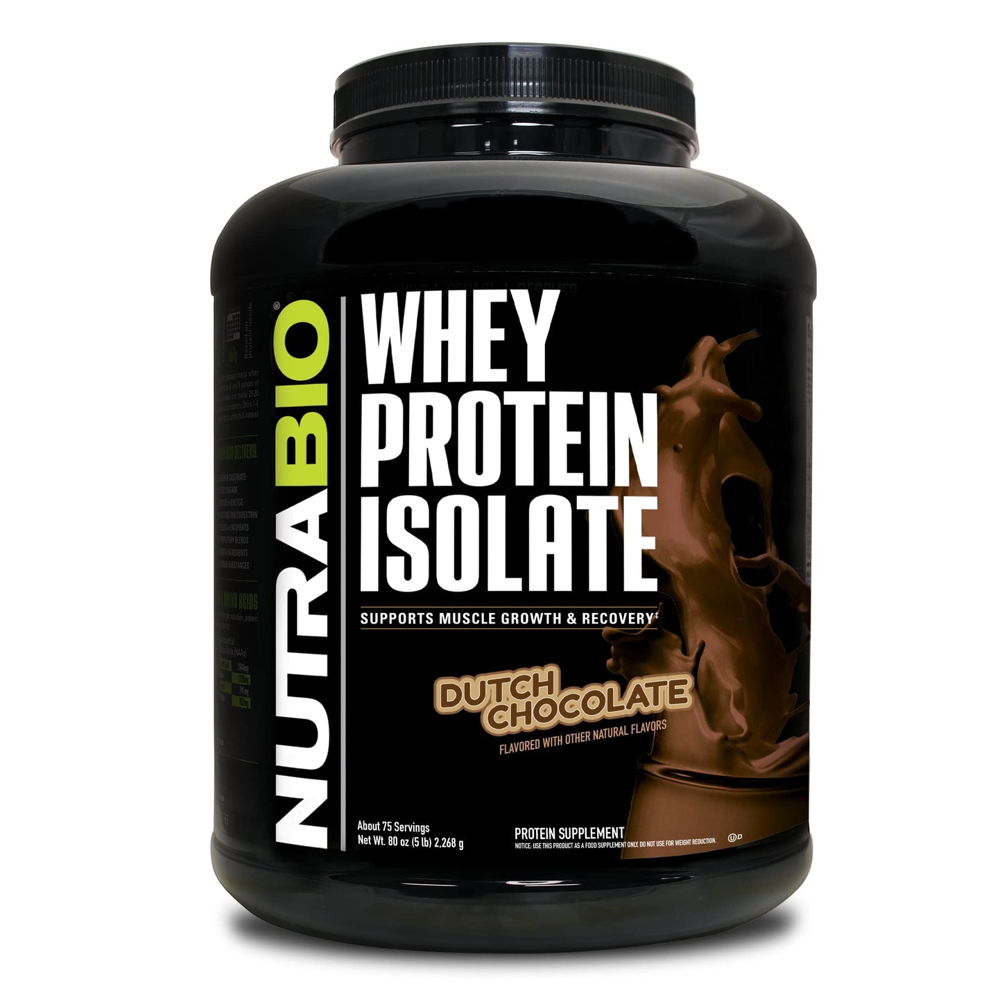 Nutrabio Whey Protein Isolate - 2,268 kg