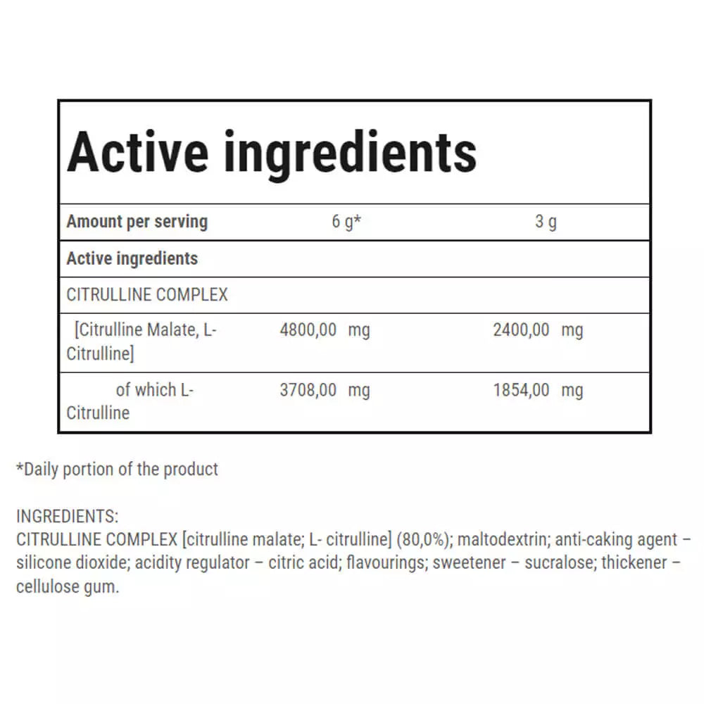 CITRULLINE SYNERGY - 240 gr - TREC NUTRITION