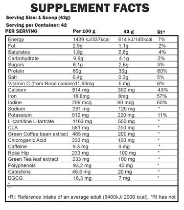 Whey Ripped 1.8 kg