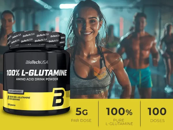 Biotech L-Glutamine - 500g – Image 4
